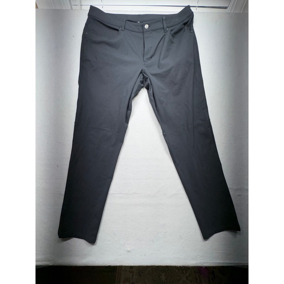 Lululemon ABC Pants Mens 38 Charcoal Gray - Picture 3 of 9